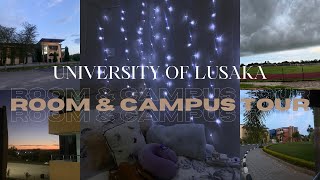 UNIVERSITY OF LUSAKA ROOM amp CAMPUS TOUR let me show you around   ITS MISO [upl. by Trawets]