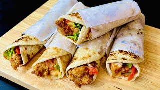 Zinger Paratha Roll Recipe  chicken Zinger Roll Recipe [upl. by Ketti]