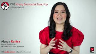 DBS Young Economist StandUp with Alanda Kariza [upl. by Epilef904]