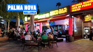 Palma Nova Mallorca 🇪🇸 Nightlife 🍺 [upl. by Nina]