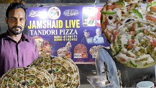 Tandoori Pizza now in Sukkur  Man launched Mobile Rickshaw Restaurant [upl. by Kary]