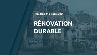 Rénovation durable [upl. by Vidal]