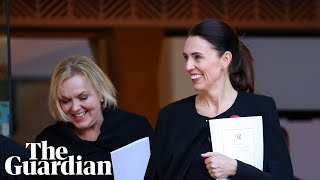 New Zealand PM Jacinda Ardern implies opposition leader is a Karen in parliament debate [upl. by Cilo]