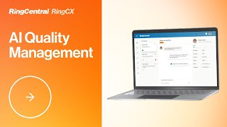 RingCX  AI Quality Management [upl. by Analos499]