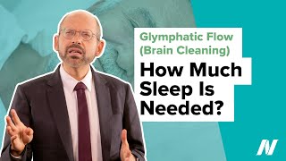 How Much Sleep Is Needed for Glymphatic Flow Brain Cleaning [upl. by Fernas]