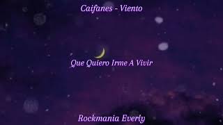 Caifanes  Viento Letra [upl. by Aicala]