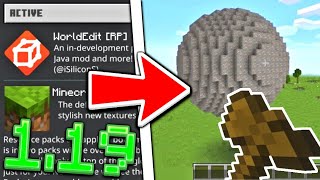 World Edit Addon For MCPE 119  Minecraft Bedrock Edition [upl. by Mooney874]