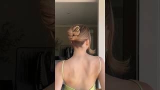 GARLIC KNOT HAIRSTYLE USING A HAIR PIN [upl. by Jasun954]