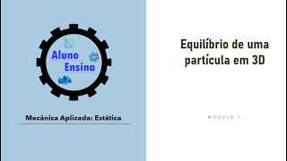 Equilíbrio de uma partícula em 3D [upl. by Rolf]