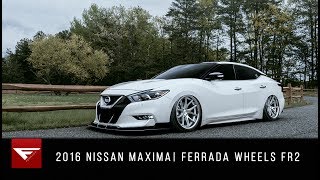 2016 Nissan Maxima  Ferrada Wheels FR2 [upl. by Enilekaj]