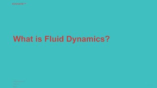 What is Fluid Dynamics [upl. by Nyret244]