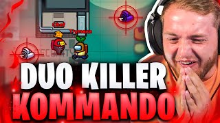 🤯😨INSANER DOUBLE KILL in AMONG US als IMPOSTER mit CHEF  TRYMACS TROVATO SCHLÄGT ZU [upl. by Kcireddor]