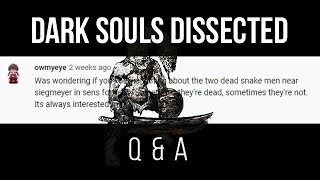 Dark Souls Dissected 6  QampA Dead Snakes in Sens Fortress [upl. by Fang956]