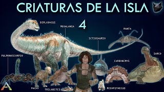 TODAS LAS CRIATURAS DE LA ISLA 31  40  ARK Survival Evolved [upl. by Lila707]