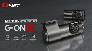 GNET GONX 2CH FHDFHD DASH CAM [upl. by Eniluqcaj118]