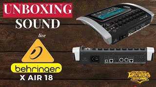 UNBOXING consola digital behringer x air x18  GROWERSOUND [upl. by Mcdowell]