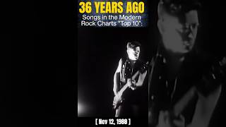 Songs Turning 36 Years Old Modern Rock Charts Top 10 November 1988 music 80smusic 80ssongs [upl. by Durtschi329]