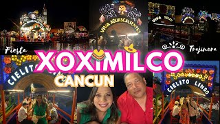 MEJOR fiesta en trajineras  Xoximilco Cancun México Guia y recorrido completo [upl. by Caldwell661]