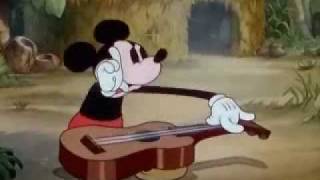 MICKEY MOUSE sings LOVE LETTERS in the SAND in Spanish [upl. by Vocaay]