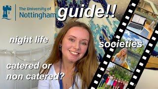 uni of nottingham survival guide  halls the city societies sport must watch for UoN students [upl. by Rubie]