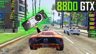 The 8800 GTX from 2006 in GTA 5 [upl. by Mcnully]