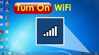 How to turn on wifi in windows 7 [upl. by Lada]