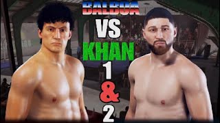 ROCKY BALBOA VS DEREK KHAN 12 CAREER MODE UNDISPUTED [upl. by Klemm]