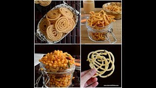 4 easy Diwali snacks for beginners [upl. by Aneeres]