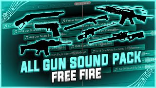 Free Fire All Gun Sound Pack For Beatsync Montage  All Gun Single Shot  Free Fire All Gun Sound [upl. by Jay]