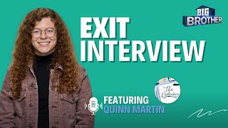 Big Brother 26 Exit Interview Quinn Martin on Playing As a Superfan Any Regrets Future With Leah [upl. by Ardnad]