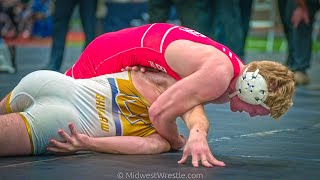 160 – Andrew Barford G of Palmer Wrestling vs Nicholas Tattini R of Elite Athletic Club WE [upl. by Derinna]