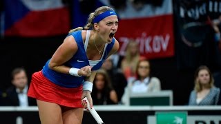 Highlights Petra Kvitova CZE v Anastasia Pavlyuchenkova RUS [upl. by Base]