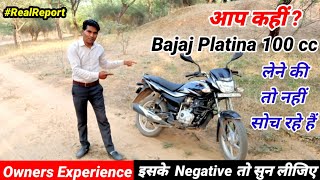 Bajaj Platina 100 Bs6 Full Owners Review After11000 kms  Platina 110 cc  Rk Car Advice [upl. by Tonya223]