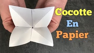 TUTO RÉALISER UNE COCOTTE EN PAPIER  UN JEU ORIGAMI  SIMPLE amp RAPIDE [upl. by Eseekram]