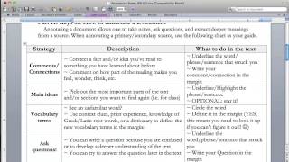 Annotating a Secondary Source How to [upl. by Penelope]