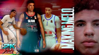 Lamelo Ball 4 versions  NBA 2K20 PC  Making Melo [upl. by Kalvn]