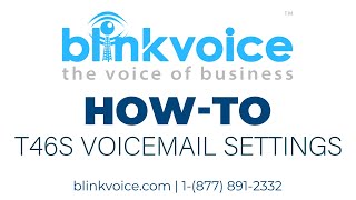 Yealink T46S Voicemail Settings [upl. by Nikolos]