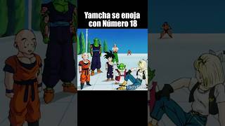 Yamcha se enoja con número 18 DragonBallZ [upl. by Ahseinat469]