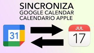 Cómo sincronizar Apple Calendar con Google Calendar [upl. by Yendroc]