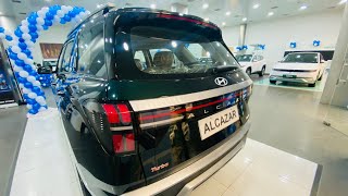 NEW hyundai Alcazar facelift 2024 walkaround review amp all details safaris amp hector की छुट्टी [upl. by Resee]