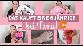 DAS KAUFT EINE 6JÄHRIGE BEI TEMU Fräulein Jasmin [upl. by Balf]