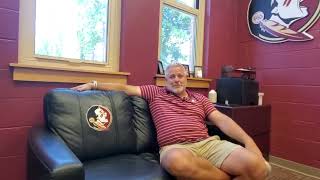 OneonOne interview with the new Florida State track amp field head coach Matt Kane [upl. by Lavinie]