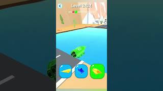 Shape shifting2 game level2424 hyper casual game shapeshifting gameplay gaming shortvideo [upl. by Dorej]