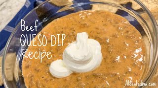 Beef Queso Dip Recipe [upl. by Neumann]