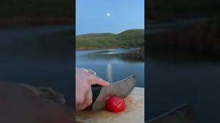 Günbatımında Kiremitte Ekmek ve Menemen 🍅  Bread and Menemen on Tiles in the Open Air at Sunset 🍅 [upl. by Innis]