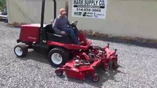 2001 Toro 3000D Groundsmaster 82quot Contour Mower Deck 4x4 Diesel For Sale [upl. by Celie]