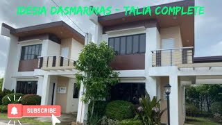 TALIA MODEL  COMPLETE l IDESIA DASMARINAS l CAVITE [upl. by Nodlew]