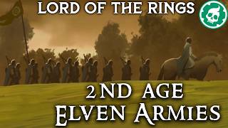 Elven Armies of the Second Age  MiddleEarth Lore DOCUMENTARY [upl. by Lothario]