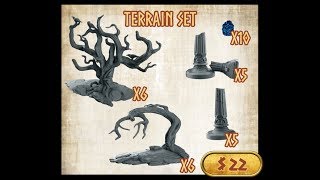 Mythic Battles Pantheon Terrain Set [upl. by Wincer]