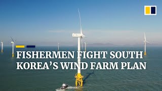 Fishermen oppose plans for world’s biggest wind farm in waters off South Korea [upl. by Nuy]